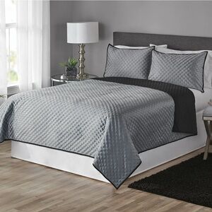 Mainstays Grey Mink 2Pack King Shams